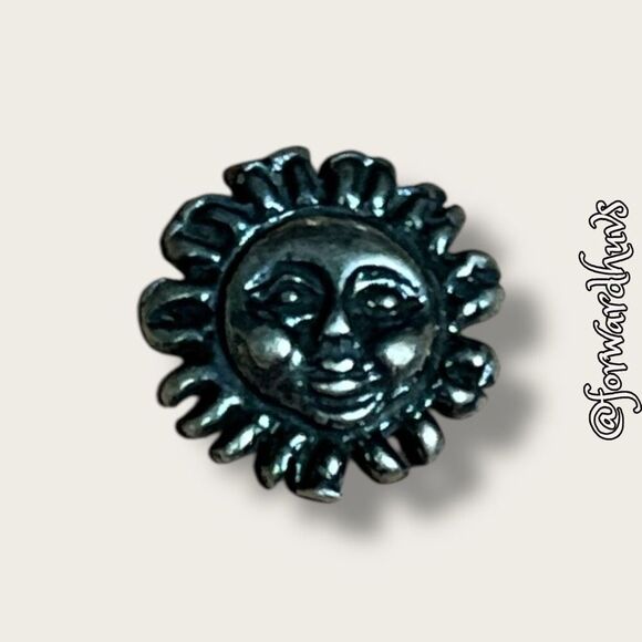 Bundle Sale 3 for $15 | Silver-Tone Sunshine Earrings - Picture 3 of 7